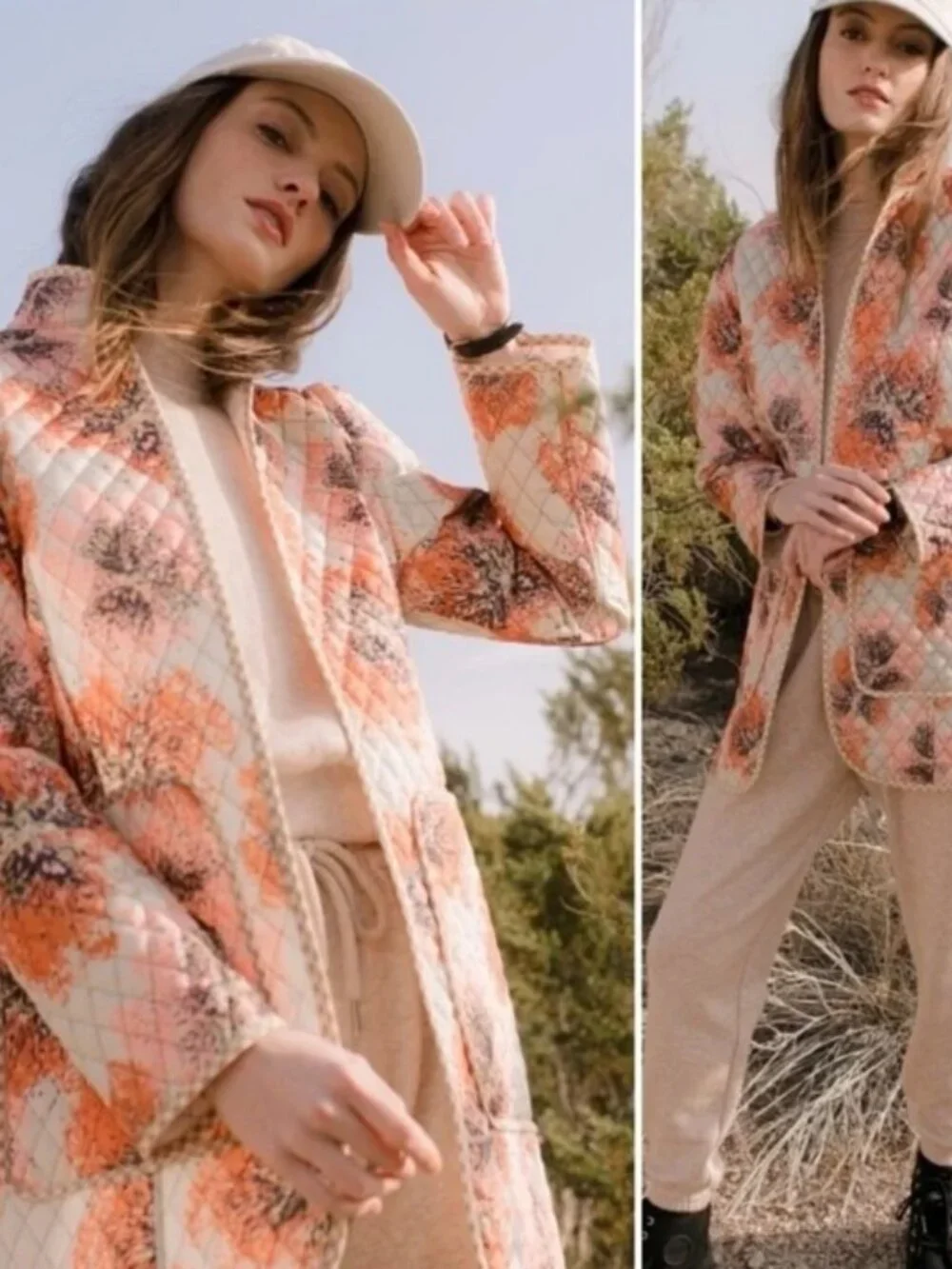 Hunter Bell Floral Quilted Jacket